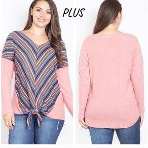 Pink Plus Size Top